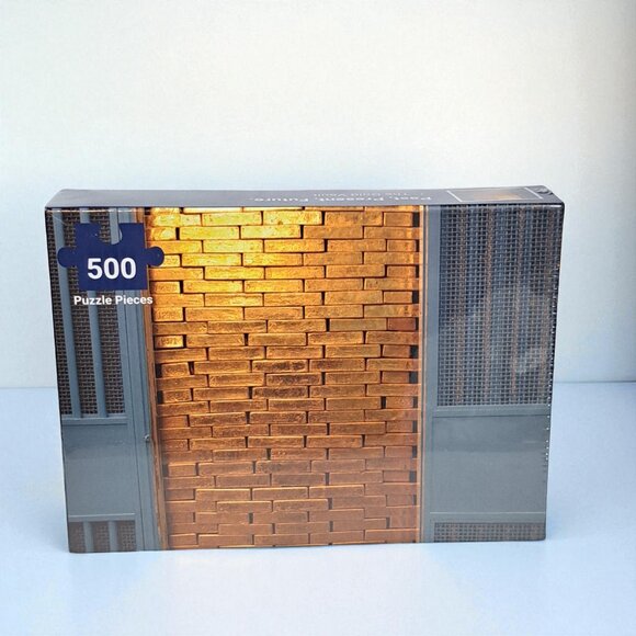 500 Pieces Jigsaw Puzzle Federal Reserve Bank Of New York Gold Vault 2024 - Picture 9 of 16